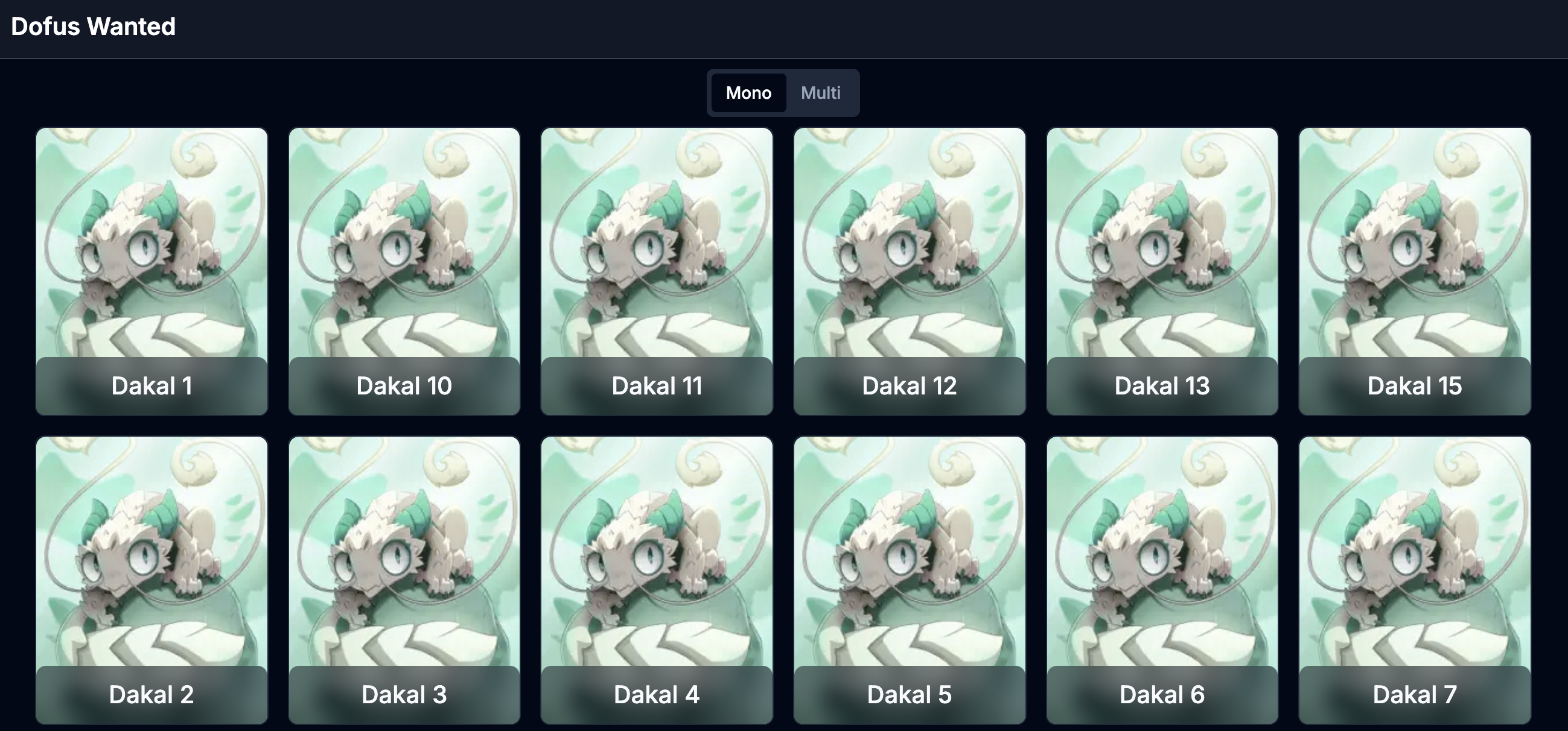 Dofus Wanted